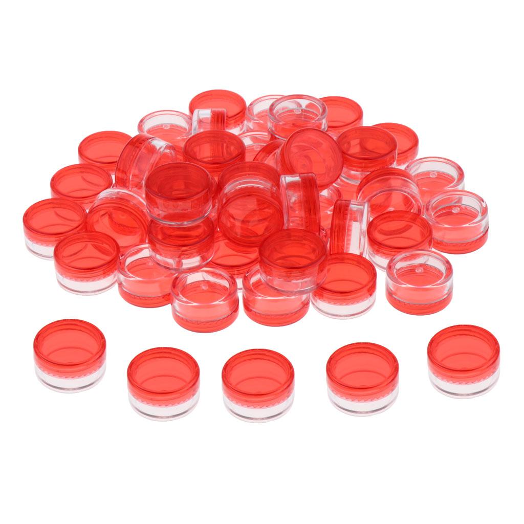 Lip Balm - Clear Cream Containers Plastic Refillable Jar