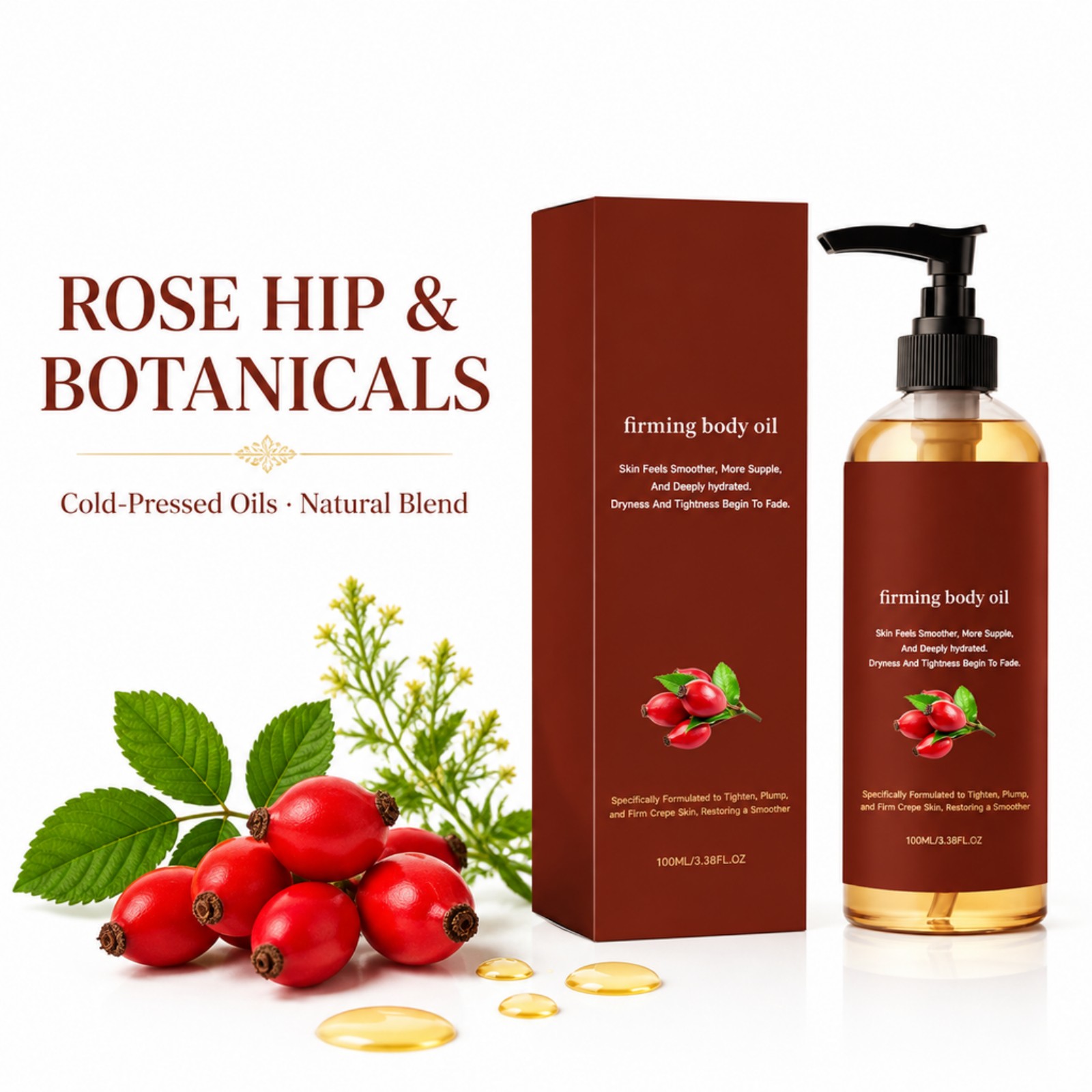 Firming Body Oil Rosehip Tight - Face Oil Rosehip recension och pris