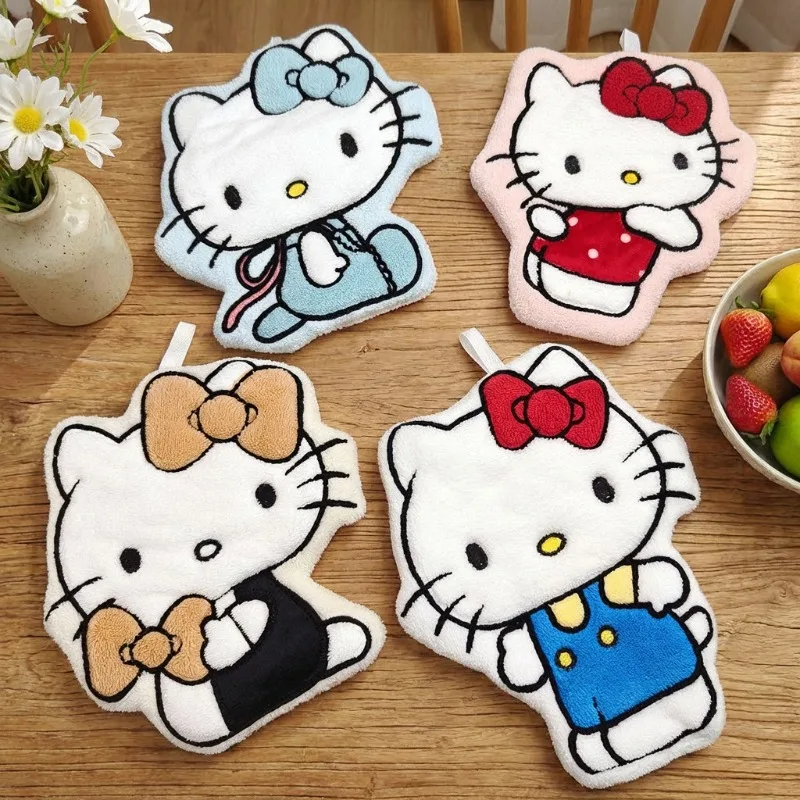 Cartoon Cat Printed Hand Towel - Cleanser Face recension och pris