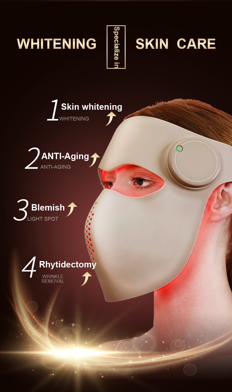 Professional Silicone LED Red  - Face Mask Skincare recension och pris