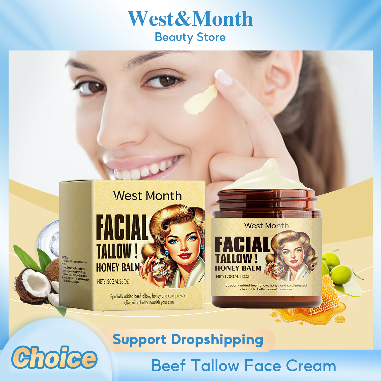 Beef Tallow Face Cream Anti-Wr - Night Cream recension och pris