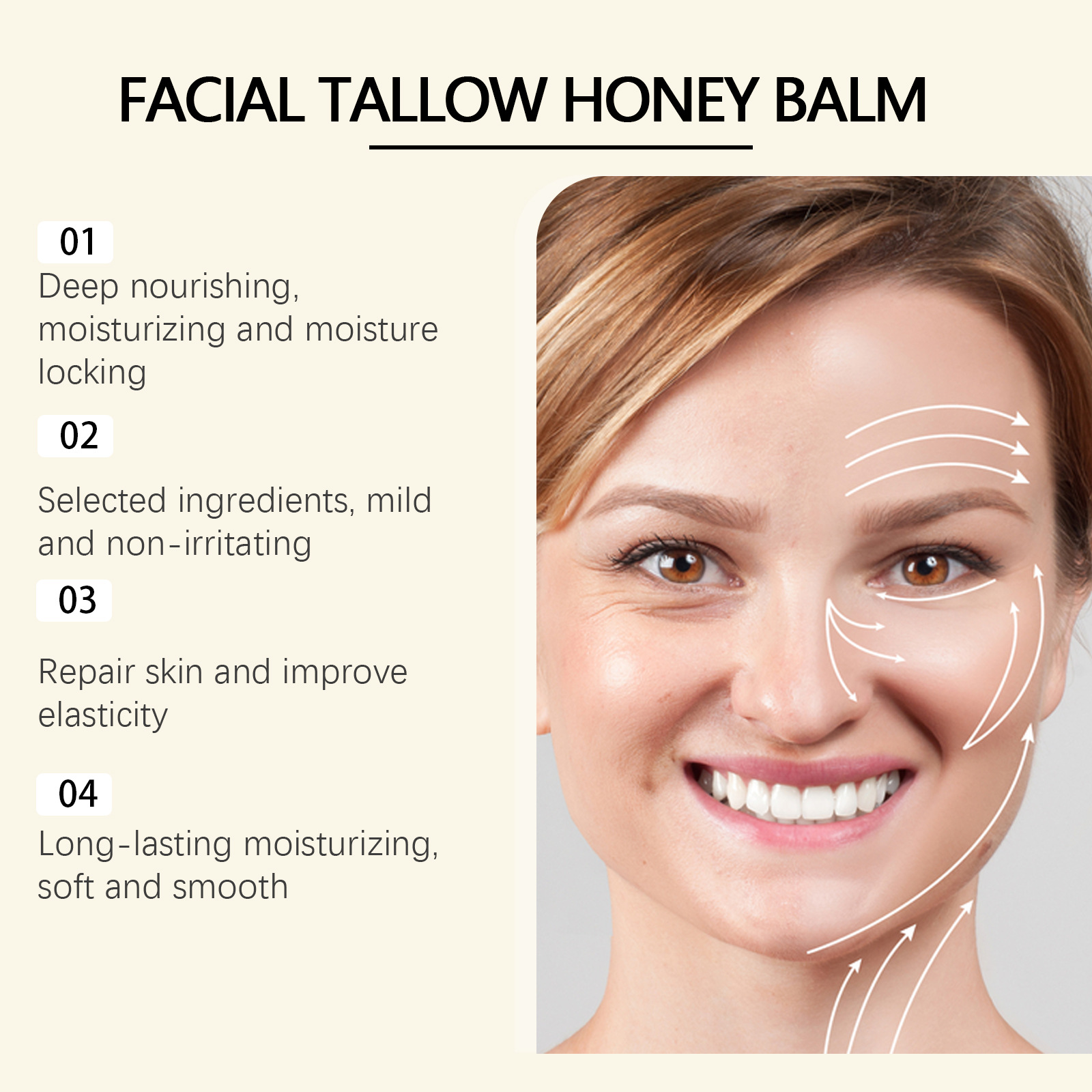 Beef Tallow Face Cream Anti-Wr - Night Cream recension och pris