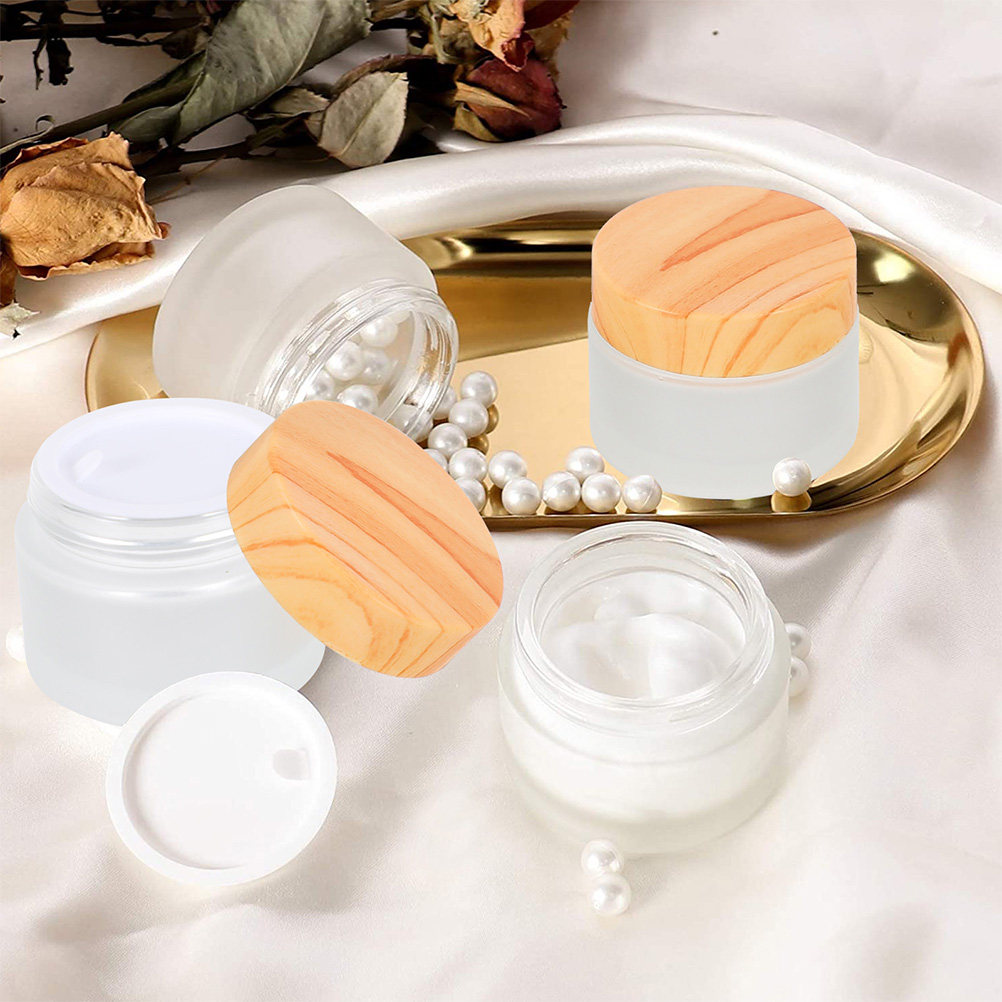 6Pcs Portable Glass Cream Box  - Body Lotion recension och pris
