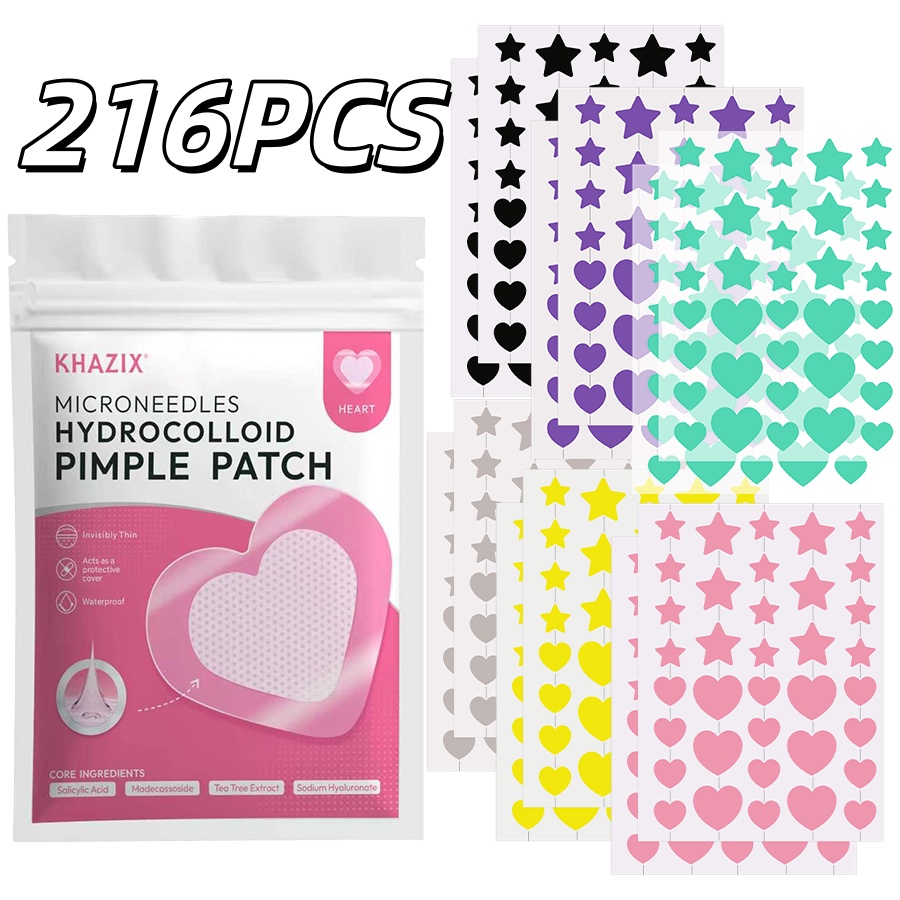 216PCS 6-color Star-shaped Acn - Face Oil recension och pris