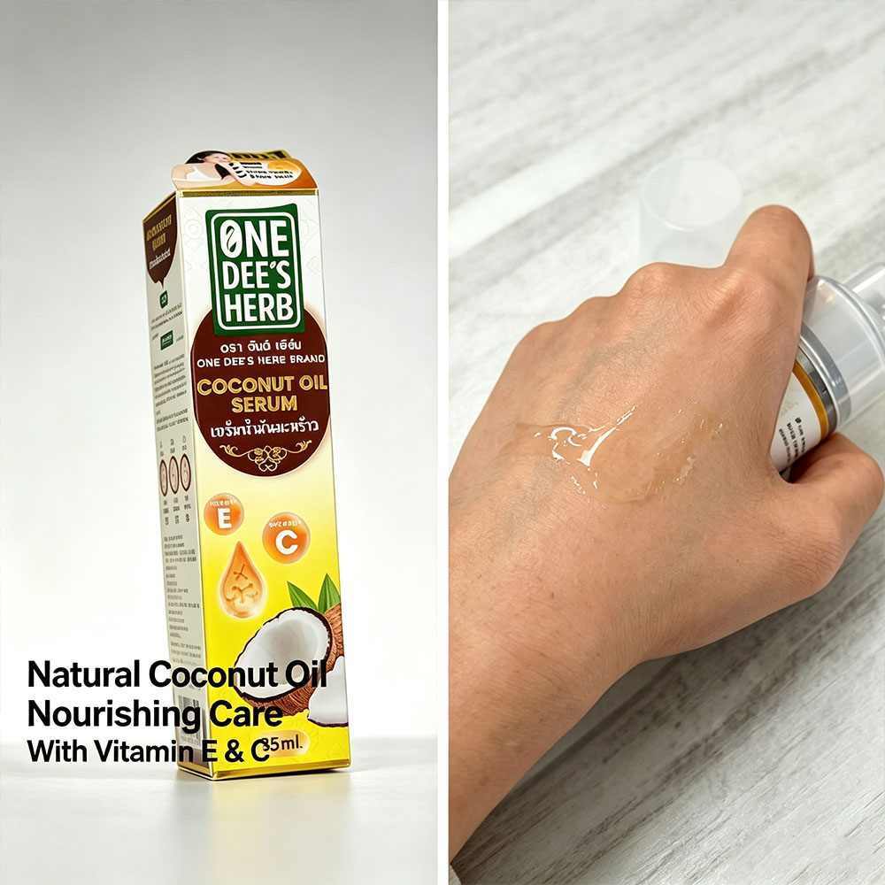 Thailand One Dee's Herb Coconu - Vitamin C Serum recension och pris