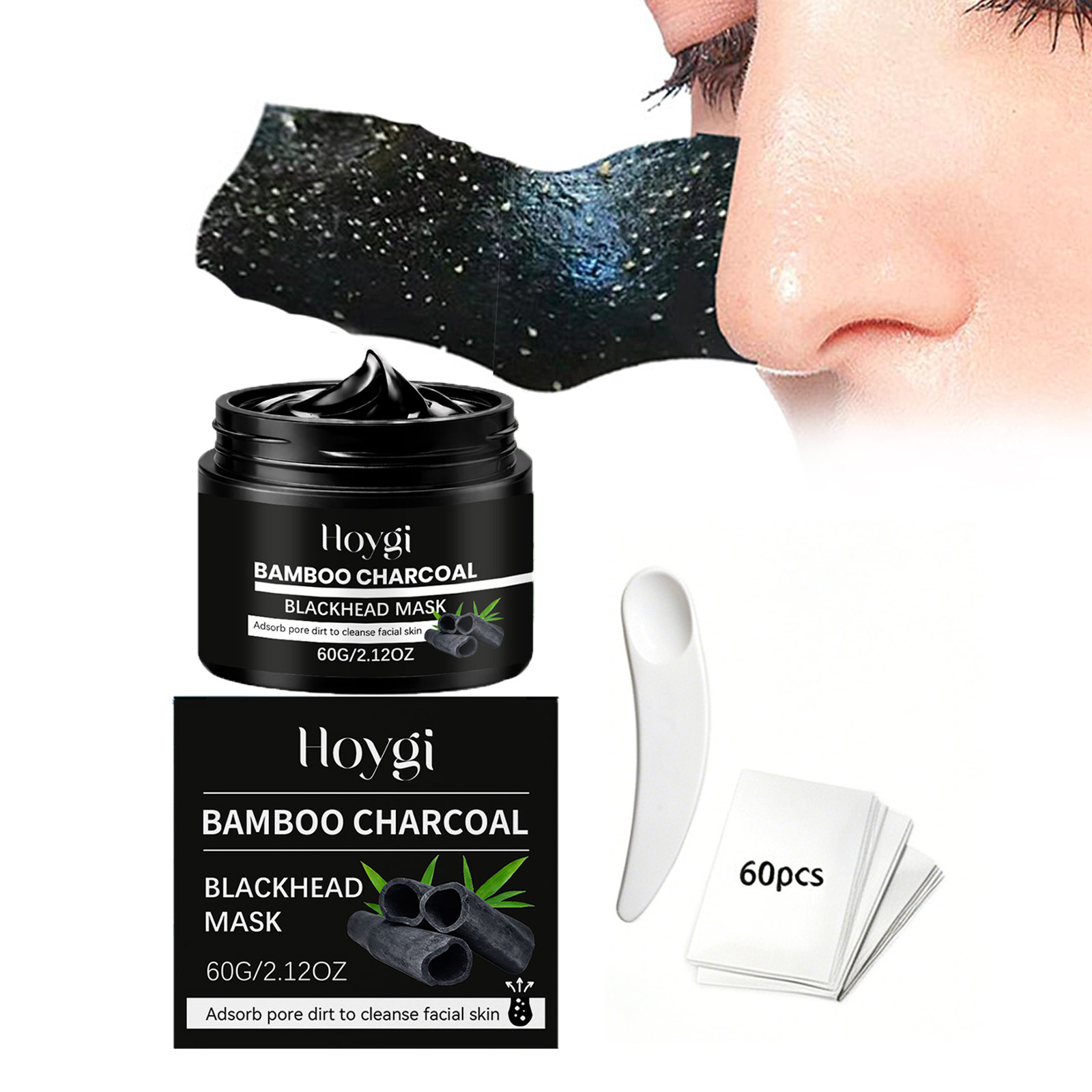 Bamboo Charcoal Blackhead Mask - Face Mask Skincare recension och pris