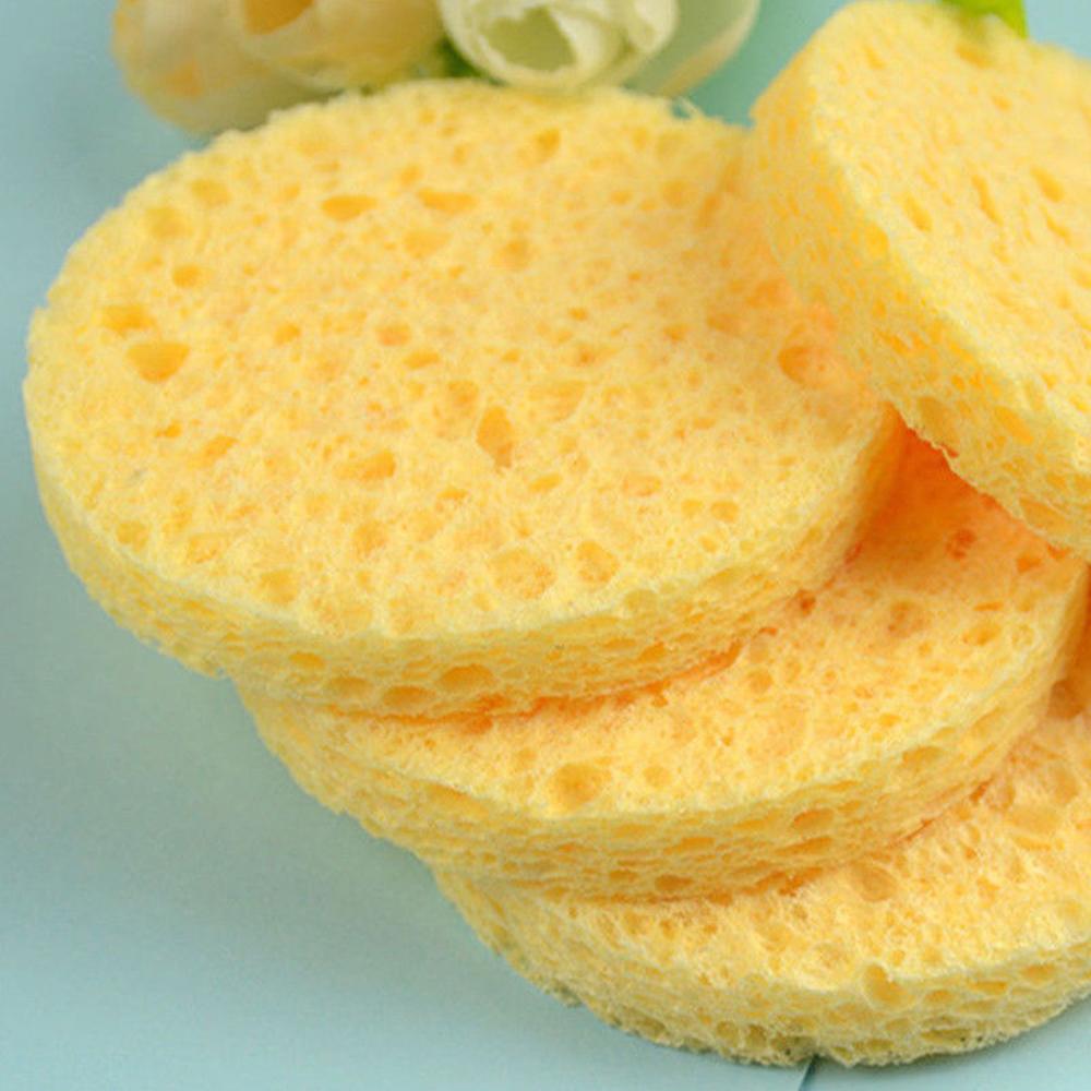 10pcs 6-9cm Yellow Face Round  - Cleanser Face recension och pris