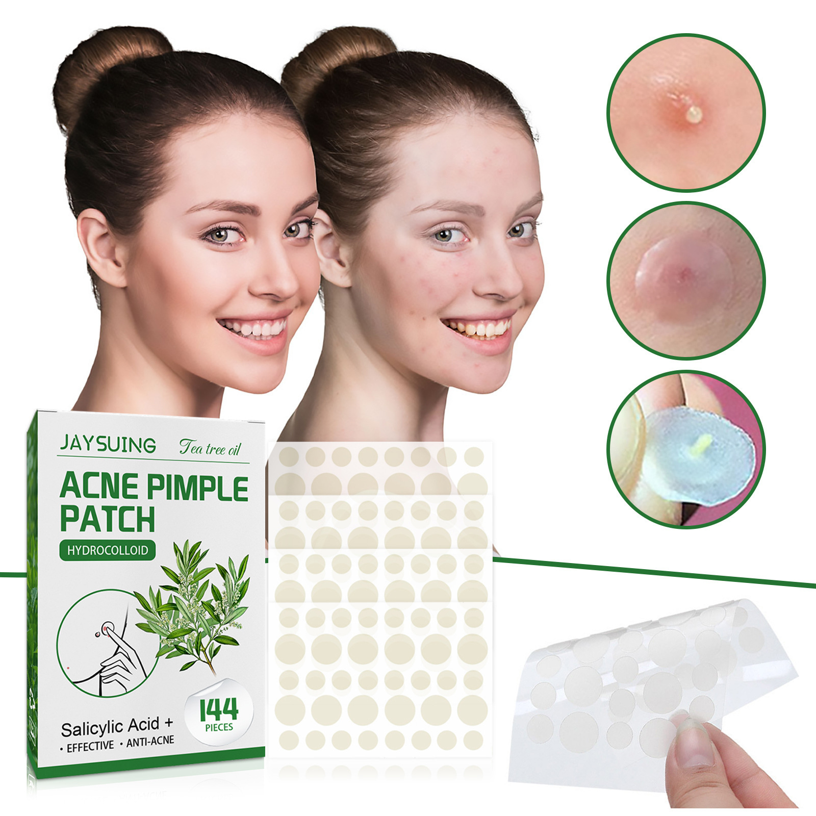 Hydrocolloid Acne Patches - Ab - Night Cream recension och pris