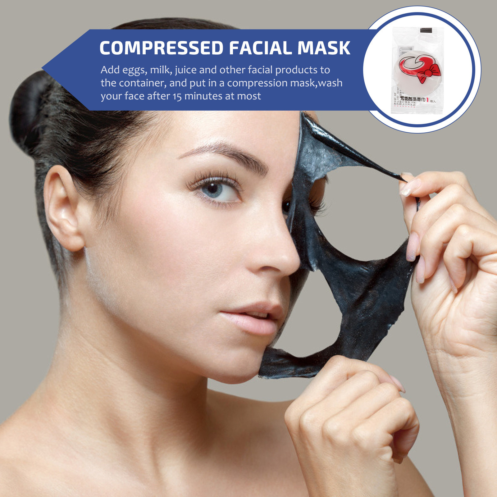 100Pcs Compressed Facial Mask  - Face Mask Skincare recension och pris