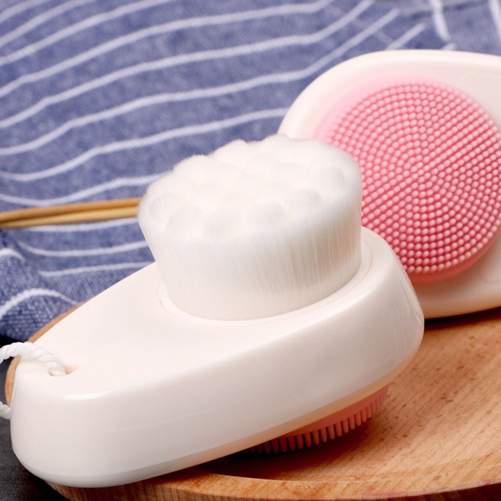 Double-Sided Silicone Face Cle - Cleanser Face recension och pris